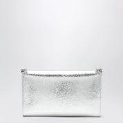 Stella McCartney Falabella metallic silver crossbody wallet bag