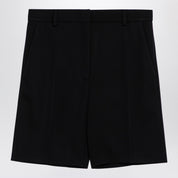 Valentino Black wool bermuda shorts