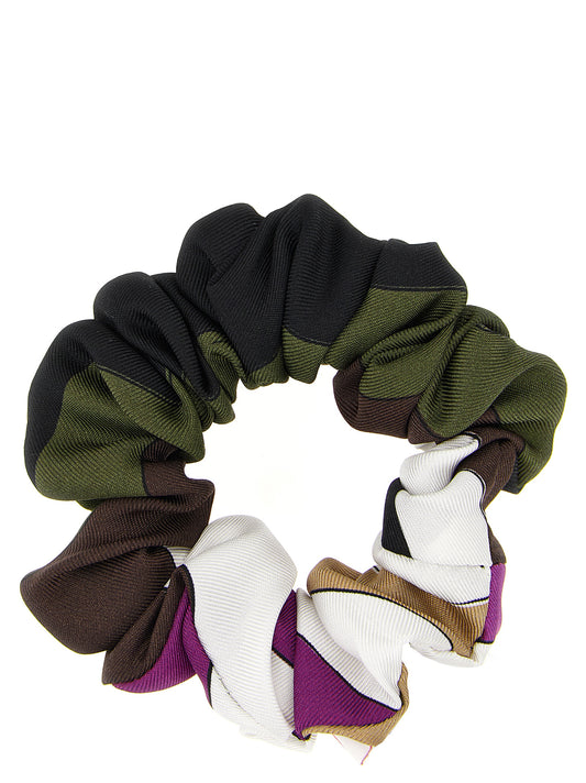 Emilio Pucci Iride Hair Elastic — Silk Hair Band