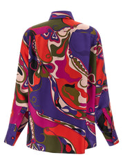 Emilio Pucci Silk Shirt — Multicolor Printed Shirt