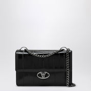 Valentino Garavani Vlogo medium shoulder bag in black leather