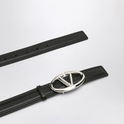 Valentino Garavani Vlogo The Bold Edition black belt in leather