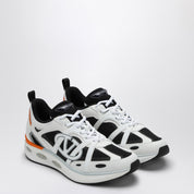 Valentino Garavani Vlogo Easyjog sneakers in white, black and orange leather