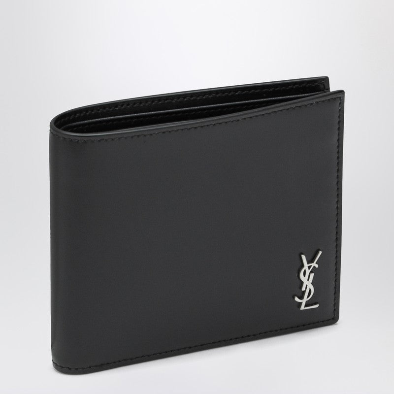 Saint Laurent Black leather bi-fold wallet