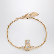 Bracelet Vivienne Westwood avec logo Gold Orb et cristaux