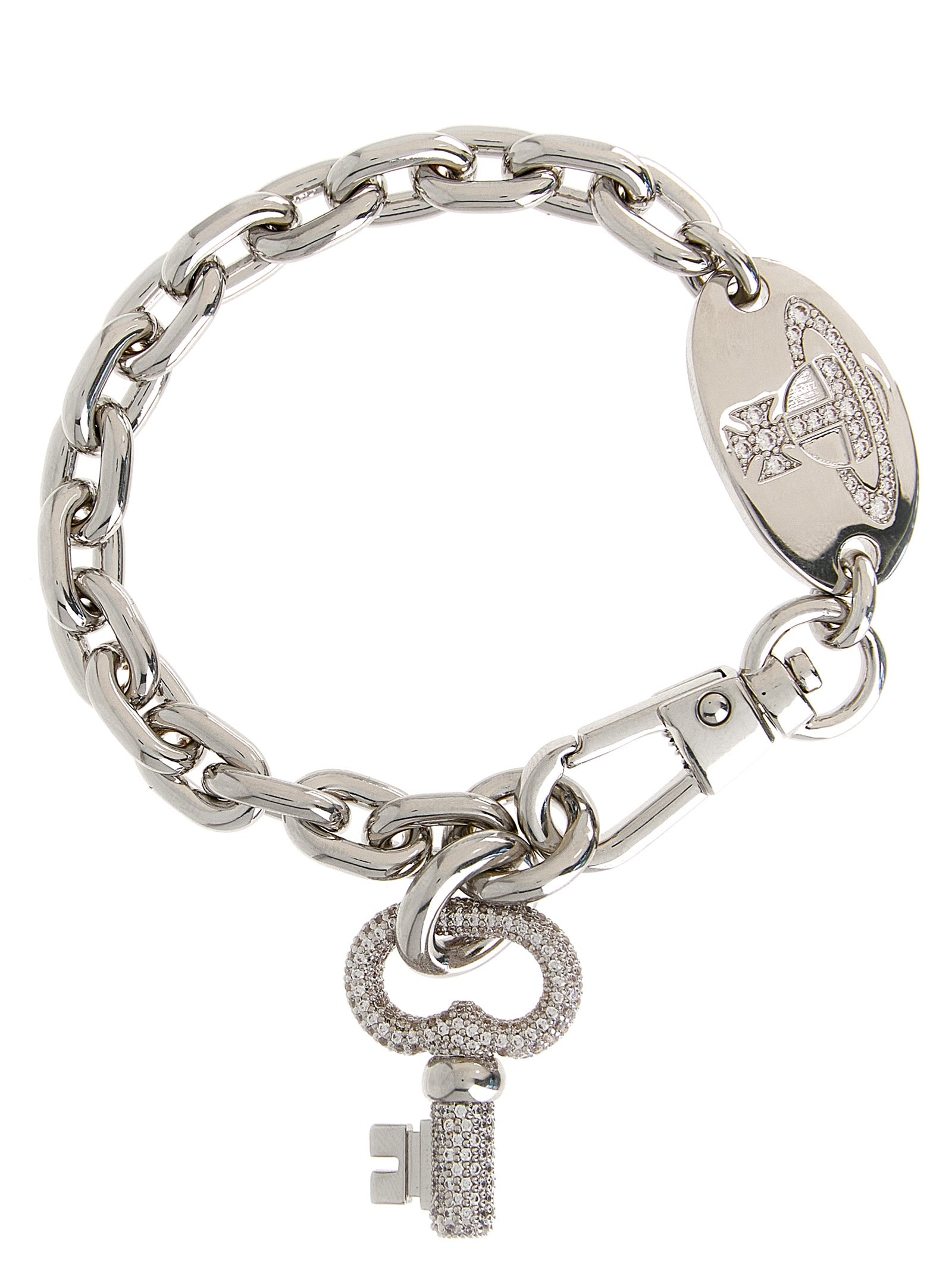 Vivienne Westwood Ovidia Bracelet — Silver Jewellery 18cm