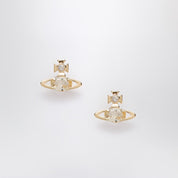 Vivienne Westwood Nano Solitaire gold earrings