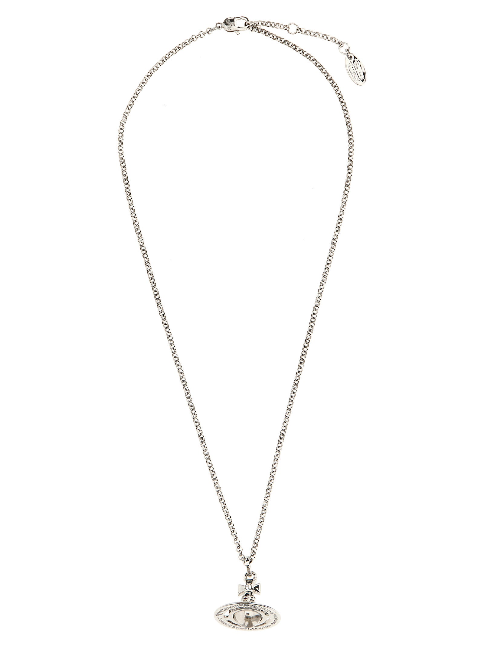 Vivienne Westwood Tiny Orb Pendant Necklace — Silver