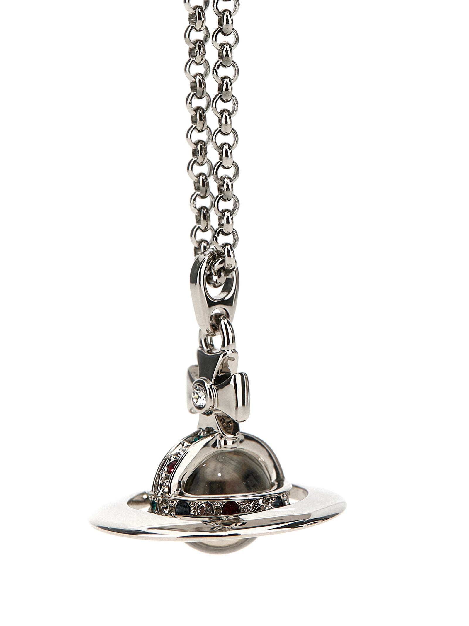 Vivienne Westwood Tiny Orb Pendant Necklace — Silver