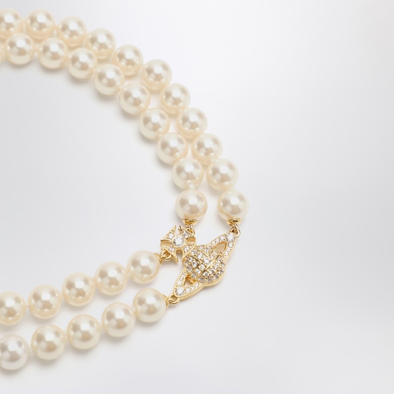 Vivienne Westwood Choker Graziella with synthetic pearls