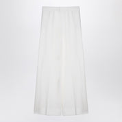 Stella McCartney Cream-coloured wool flared trousers