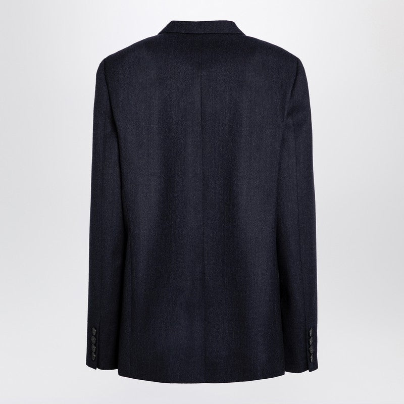 Veste en laine bleu marine à simple boutonnage Stella McCartney