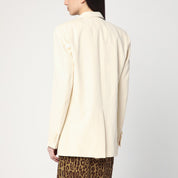 Stella McCartney Single-breasted jacket in butter colour