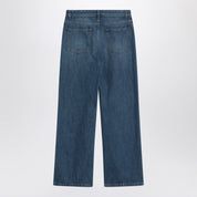 The Row Eglitta wide faded blue jeans