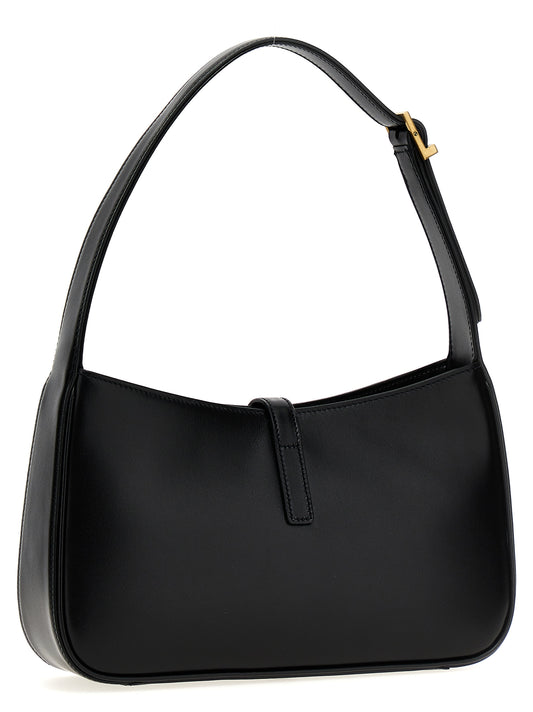 Saint Laurent Hobo Le 5 À 7 Shoulder Bag — Black