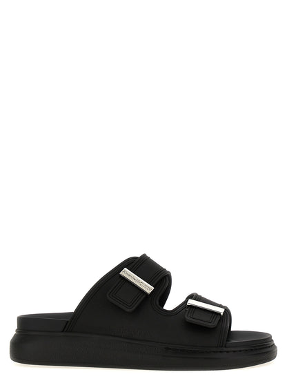 Alexander McQueen Rubber Sandals — Black Oversize Sole