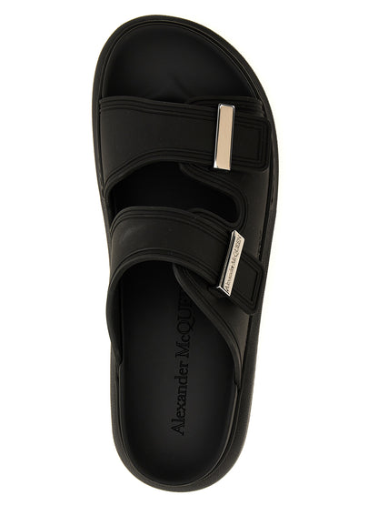 Alexander McQueen Rubber Sandals — Black Oversize Sole