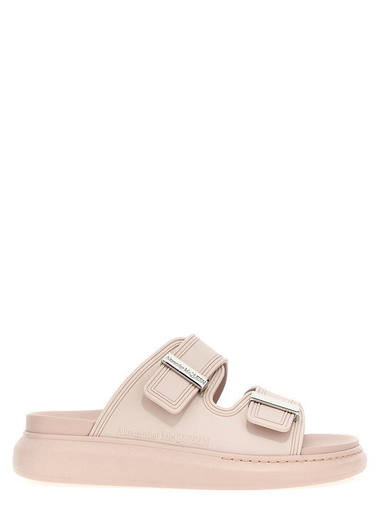 Alexander McQueen Pink Rubber Sandals — Women's Luxury