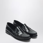 Saint Laurent Black patent leather loafer