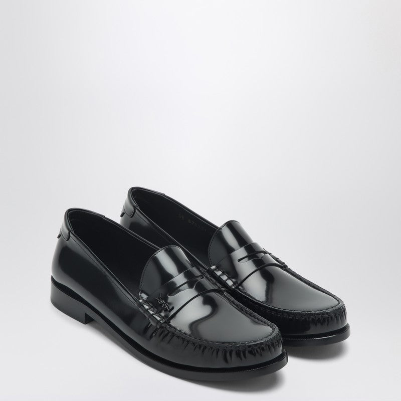 Saint Laurent Black patent leather loafer