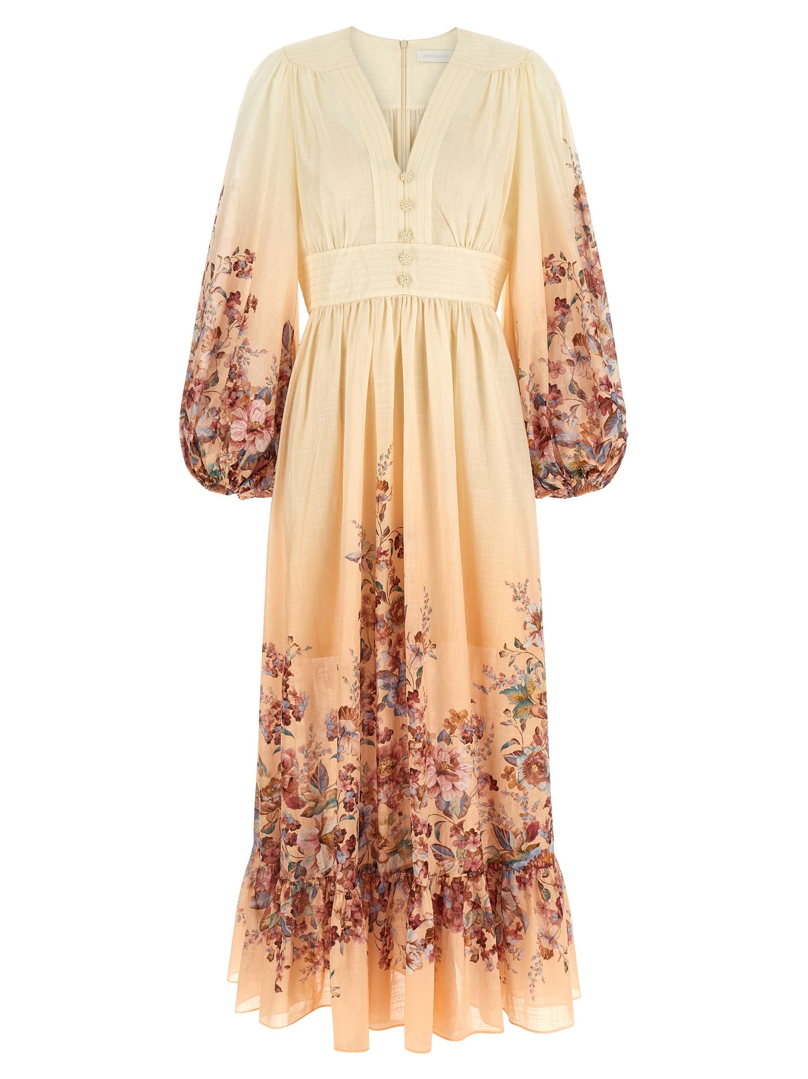 Zimmermann Awaken Dress — Floral Cotton Hourglass Dress