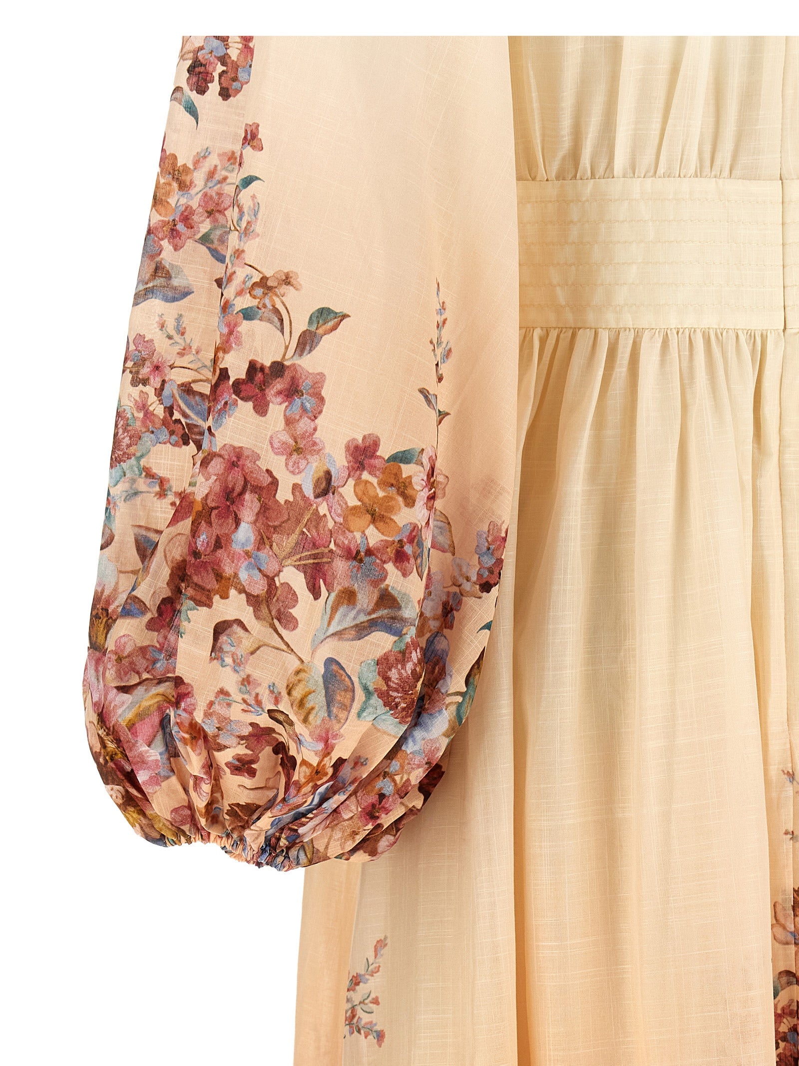 Zimmermann Awaken Dress — Floral Cotton Hourglass Dress