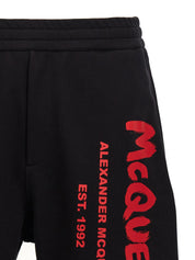 Mcqueen Graffiti Bermuda Shorts