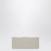 Clutch Saint Laurent Small Midnight en piel de becerro color crema