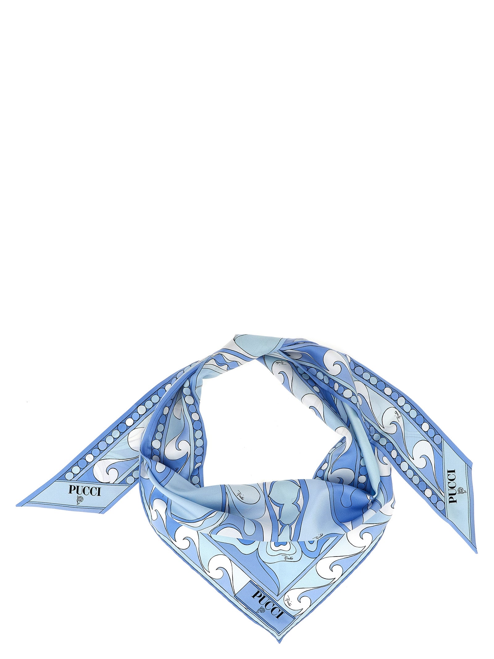 Emilio Pucci Bandeau Triangle Silk Scarf — Orchidee