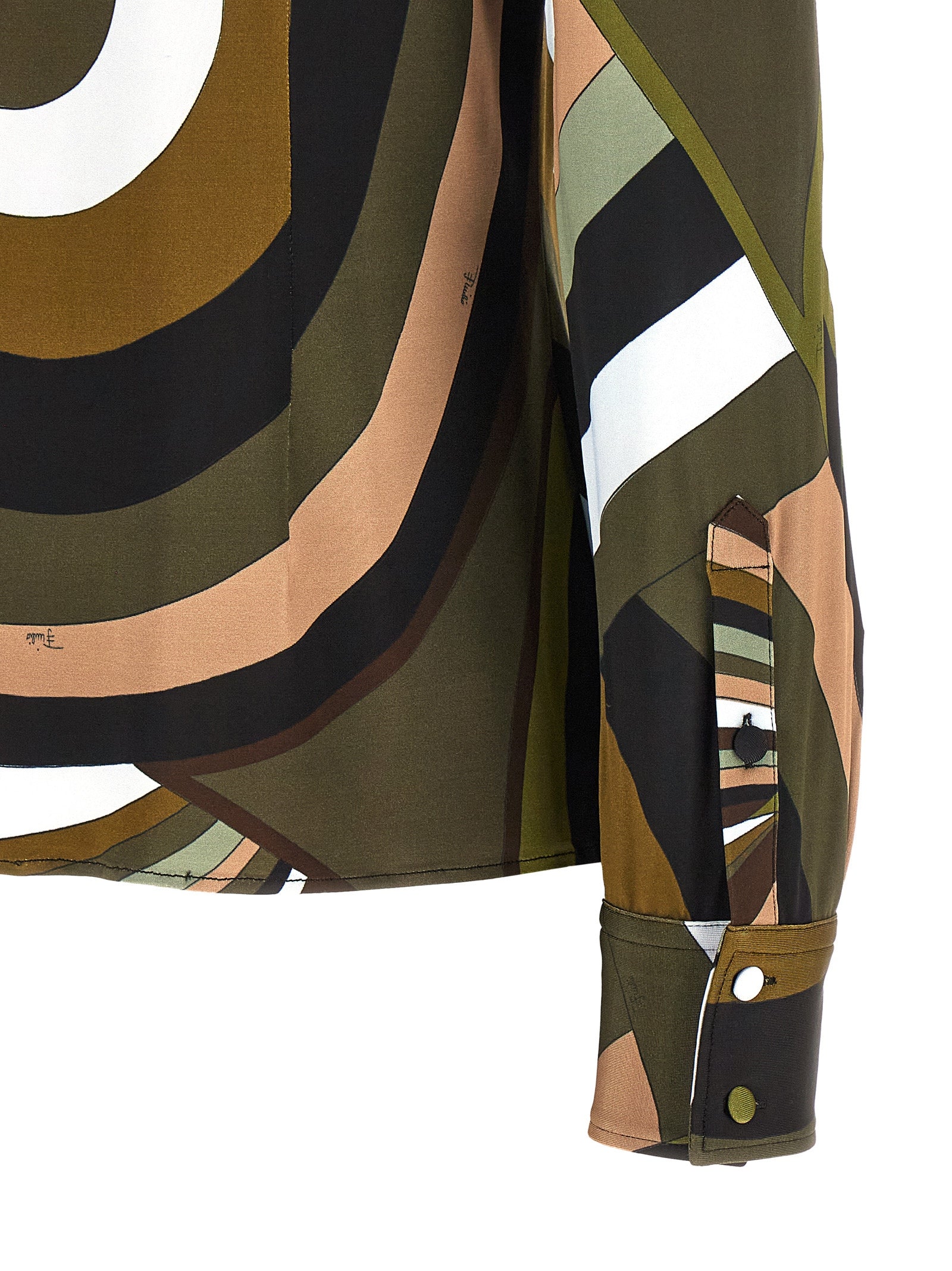 Emilio Pucci Iride Shirt — Slim Fit Multicolor