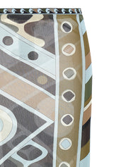 Emilio Pucci Vivara Skirt — Multicolor Tulle Maxi