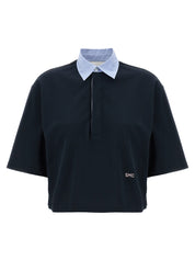 Stella Mccartney Cropped Piquet Polo