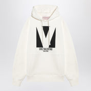 Valentino Ivory sweatshirt with Chez Valentino print