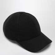 Gorra de béisbol negra Saint Laurent YSL