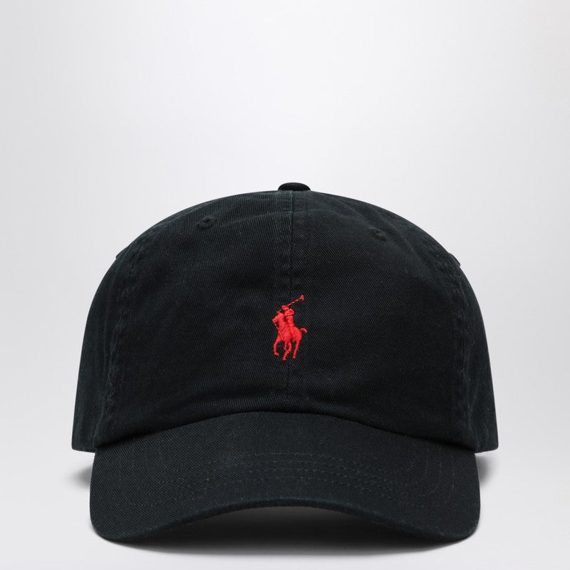Casquette de baseball noire Polo Ralph Lauren avec logo