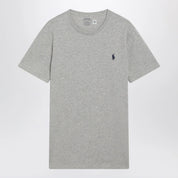 Polo Ralph Lauren Grey mélange cotton Custom Slim-Fit T-shirt