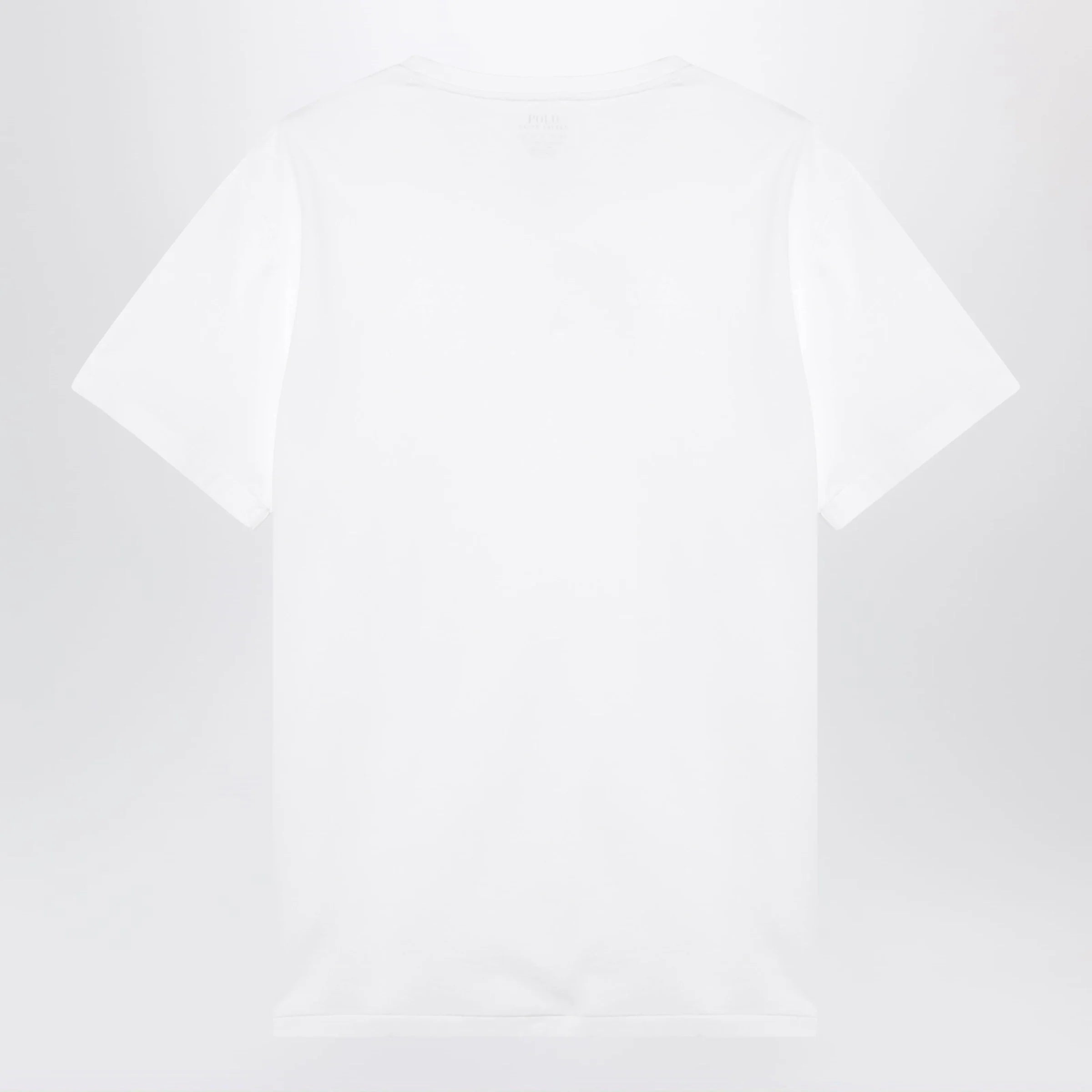Polo Ralph Lauren T-shirt white in cotton Custom Slim-Fit