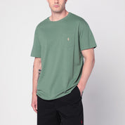 T-shirt en coton vert Polo Ralph Lauren coupe classique