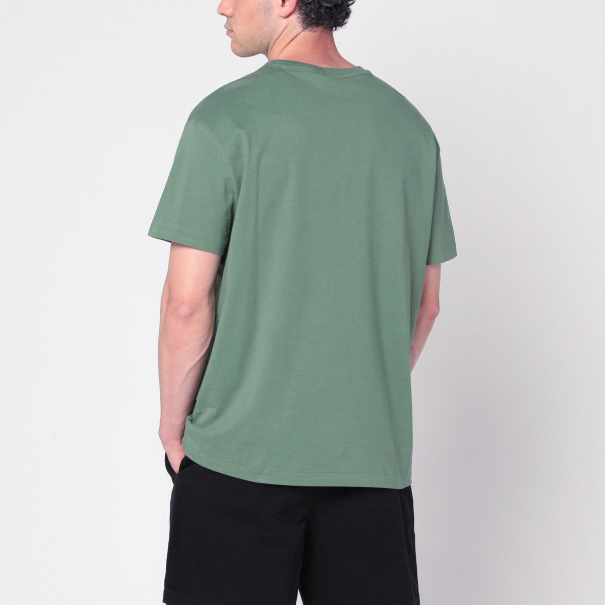 T-shirt en coton vert Polo Ralph Lauren coupe classique