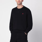 Polo Ralph Lauren black cotton blend logo sweatshirt