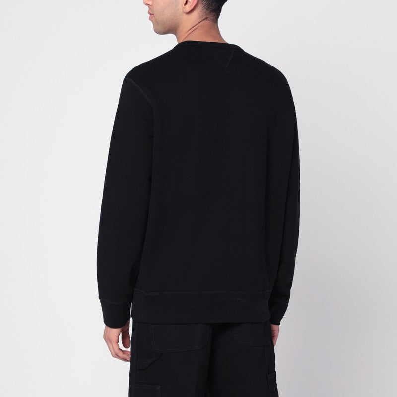 Polo Ralph Lauren black cotton blend logo sweatshirt