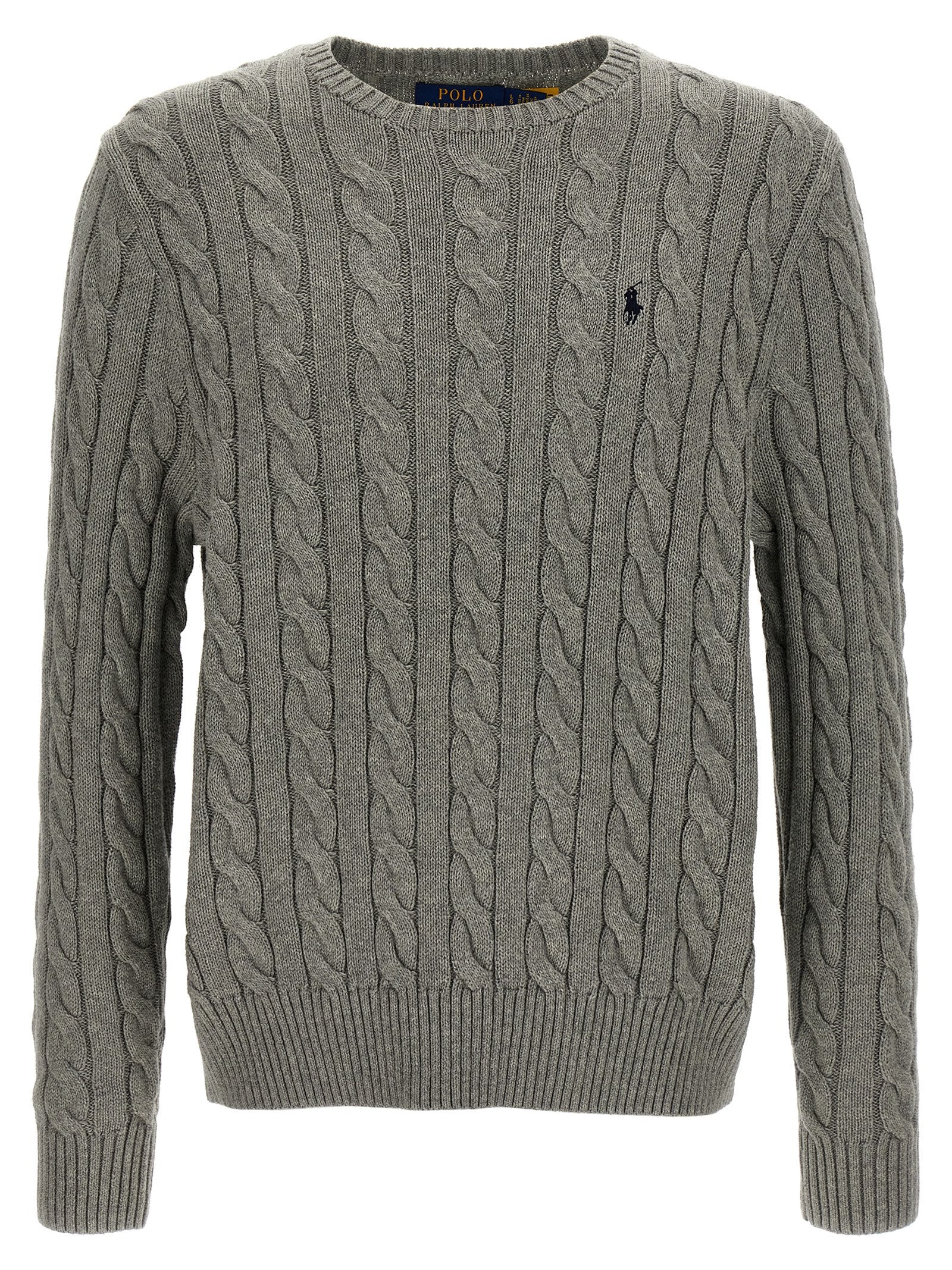 Polo Ralph Lauren Cotton Braided Sweater — Knitwear for Men