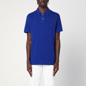 Polo Ralph Lauren bleu électrique Slim-Fit personnalisé