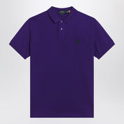 Polo Ralph Lauren en coton violet, coupe slim sur mesure