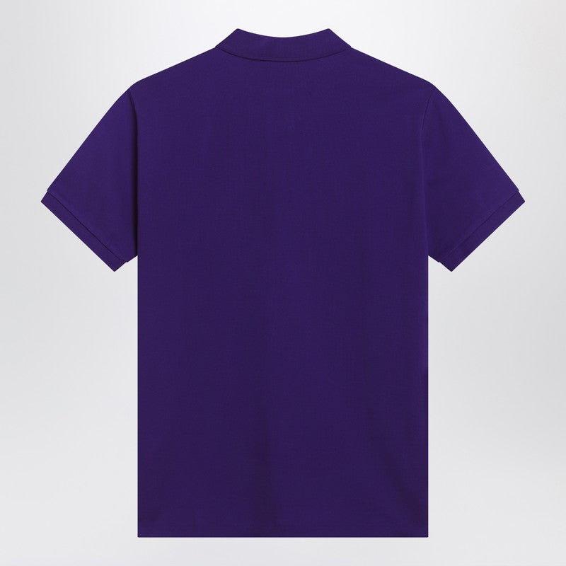 Polo Ralph Lauren en coton violet, coupe slim sur mesure