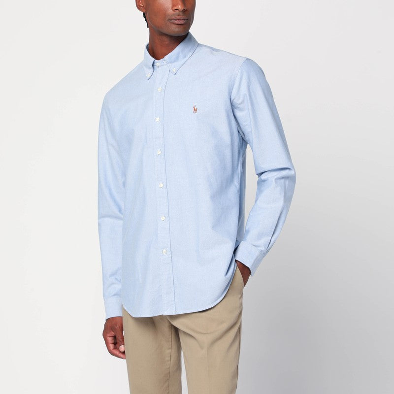 Light Blue Polo Ralph Lauren Shirt — Custom-Fit Cotton