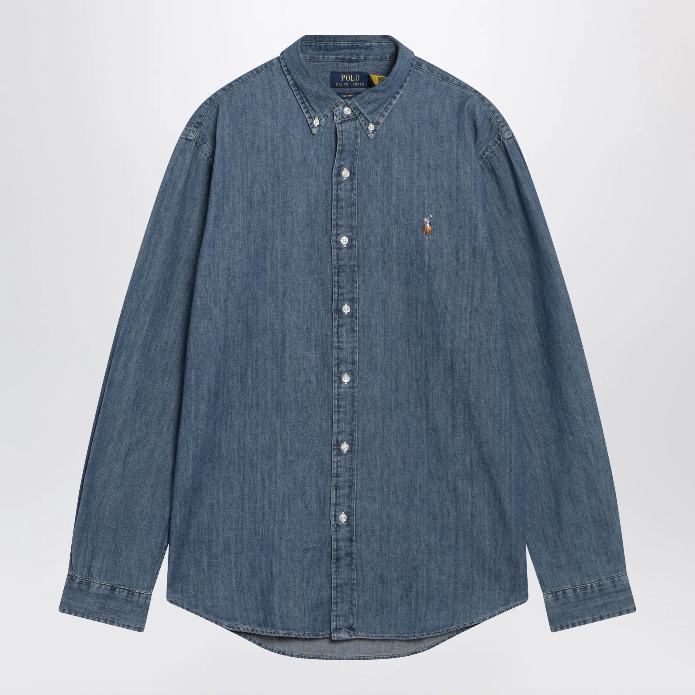 Polo Ralph Lauren Blue denim Custom-Fit shirt