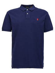 Polo Ralph Lauren Logo Polo Shirt — Blue Slim Fit