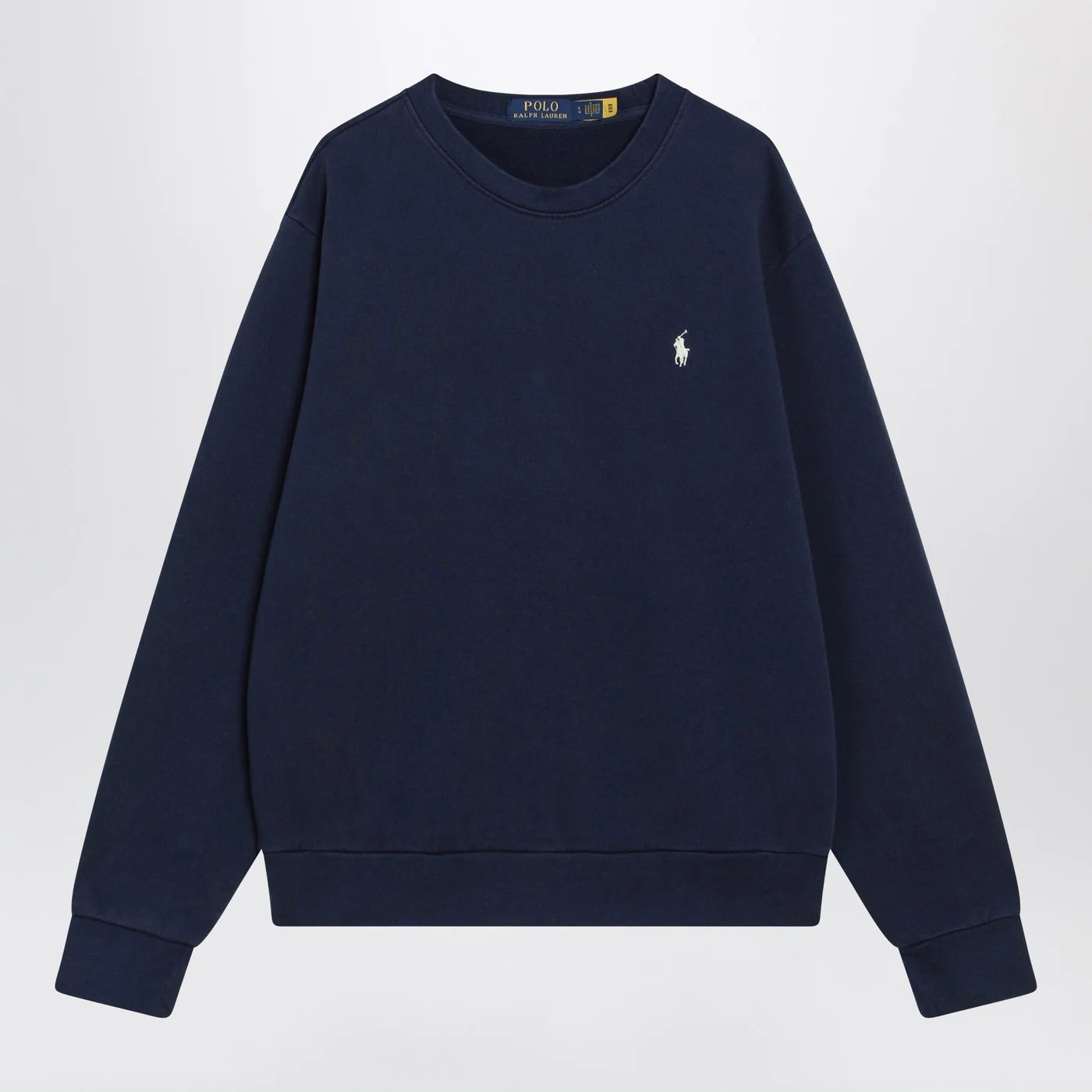 Polo Ralph Lauren Navy blue cotton crew-neck sweatshirt