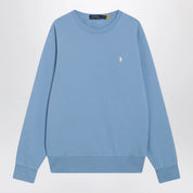 Polo Ralph Lauren Light blue cotton crew-neck sweatshirt
